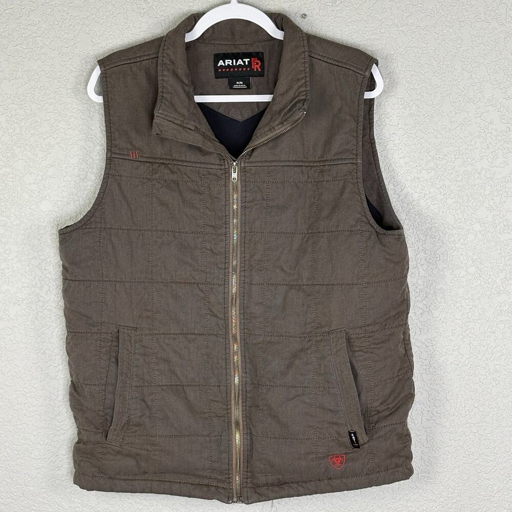 Ariat Men’s FR Crius Insulated Work Vest Brown Size M